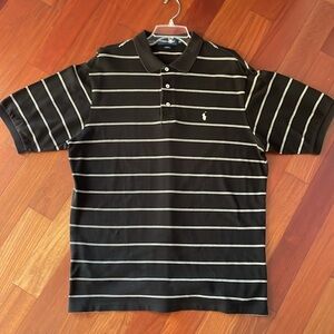 Polo Golf Polo -  Black/White XL